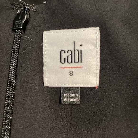 cabi Check Crossover Cami Top Style 3986 Size 8 Black - Picture 6 of 7